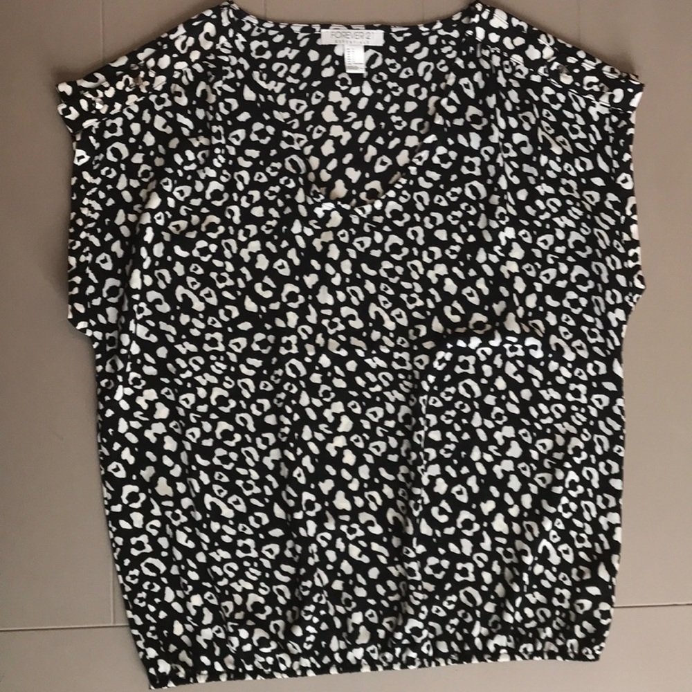 Leopard Print Blouse